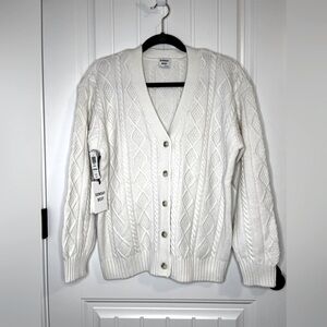 NWT Aritzia Cardigan Lamora Sunday Best - Whisper White / Creme